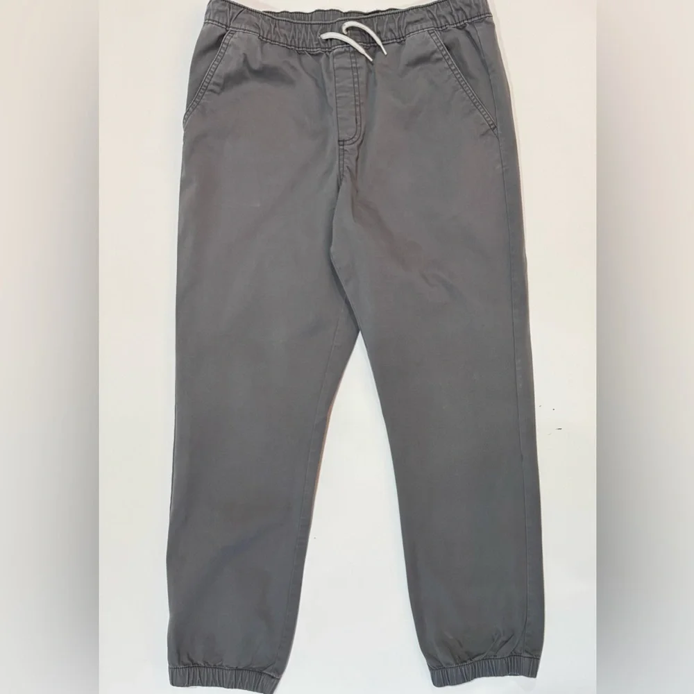 Cat & Jack Pants Boys Size 18 Gray Pull On Stretch Casual Dress Pants